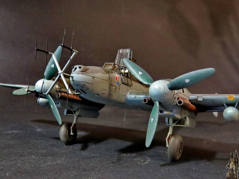 Eduard 1/72 Messerschmitt Bf 110G-4/R3, Schnaufer's last ride - Ready ...